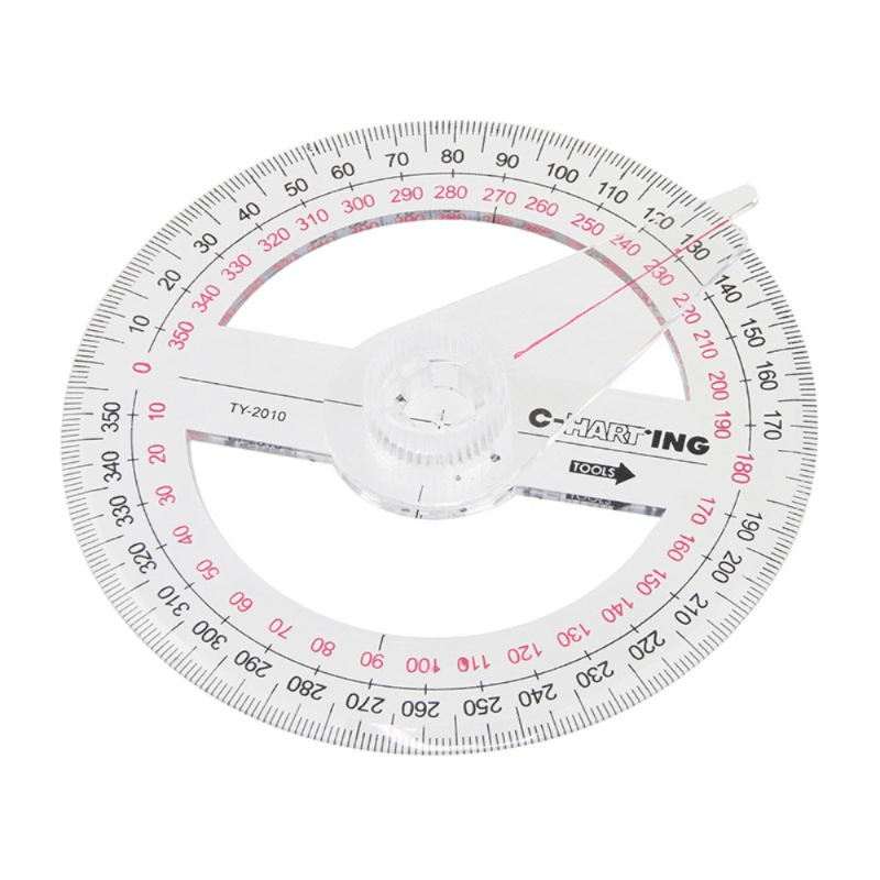 Protractor With Pointer Full Circle Protractor 360 - Temu Philippines