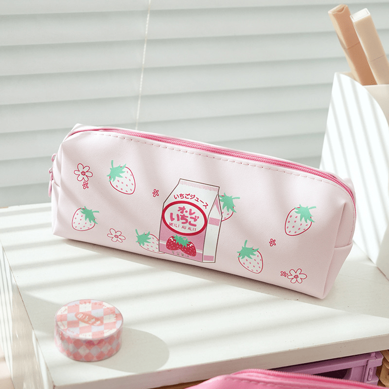 1pc Creative Pencil Case For Girls Cute Kawaii Pencil Cases Storage Pen Bag  Large Big Stationery Box School Students Supplies