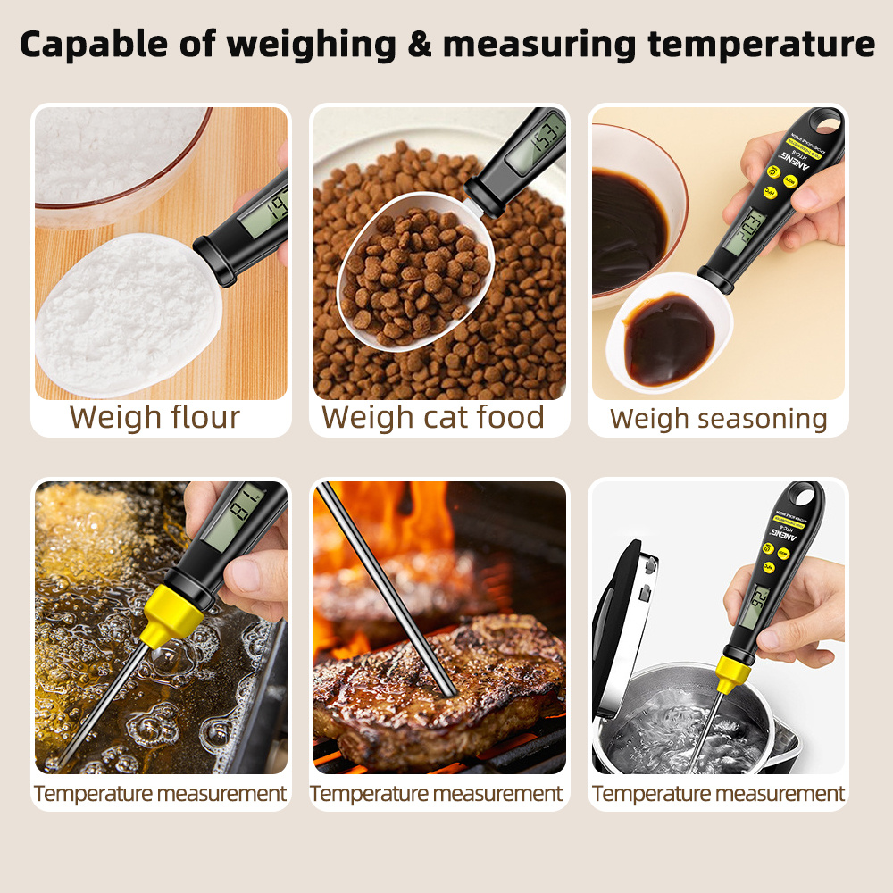 Digital Spoon Scale Measuring Spoons Electronic Food Scale - Temu