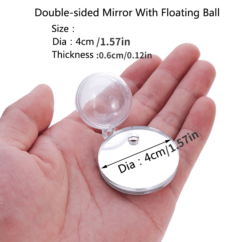 Aquarium Betta Mirror Betta Exercise Mirror Fish Tank Floating Round Mirror  For Fish Betta Training, Free Shipping On Items Shipped From Temu