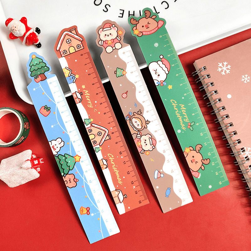  Multifunctional Magnetic Ruler Measuring Ruler Learning Gift  Soft Ruler Magnet Ruler Christmas Cartoon Drawing Soft Ruler Tape Measure  Soft Rulers For Kids With Inches And Centimeters School
