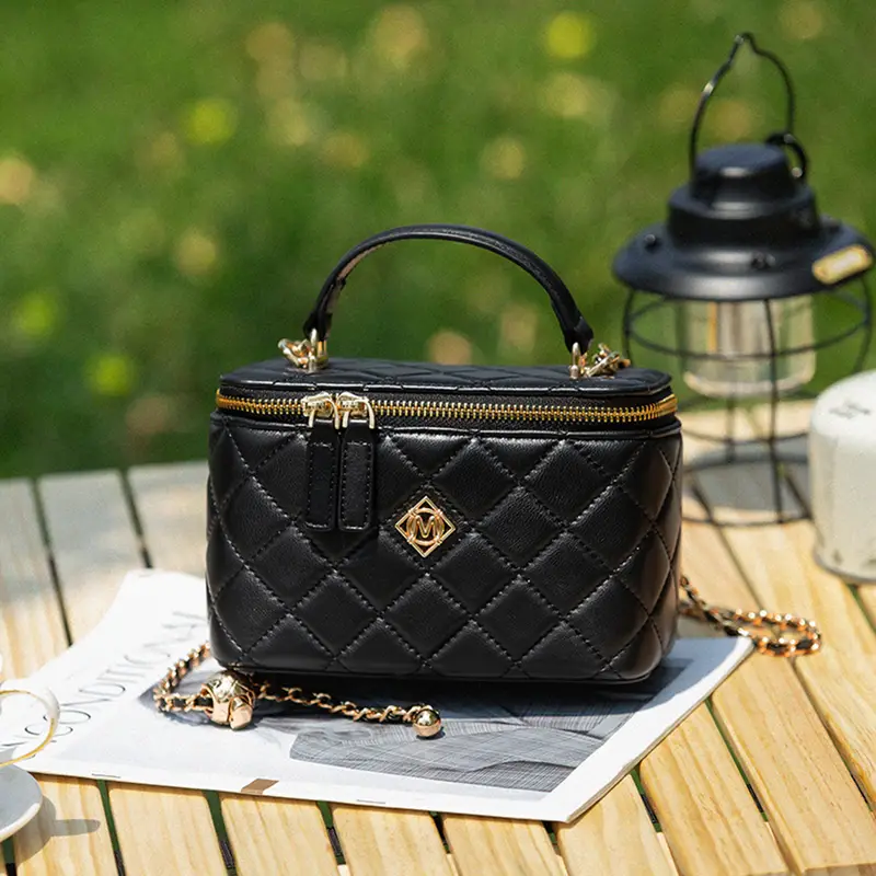 Itamood Mini Chain Crossbody Bag, Argyle Quilted Handbag For Women, Luxury  Genuine Leather Box Purse - Temu