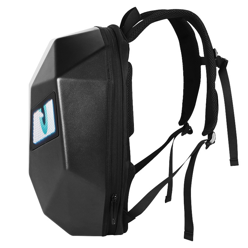 Elprico Sac à dos LED Knight avec contrôle d'application, sac à dos  d'ordinateur portable avec écran LED, bandoulière réglable étanche à l'eau  Sac à