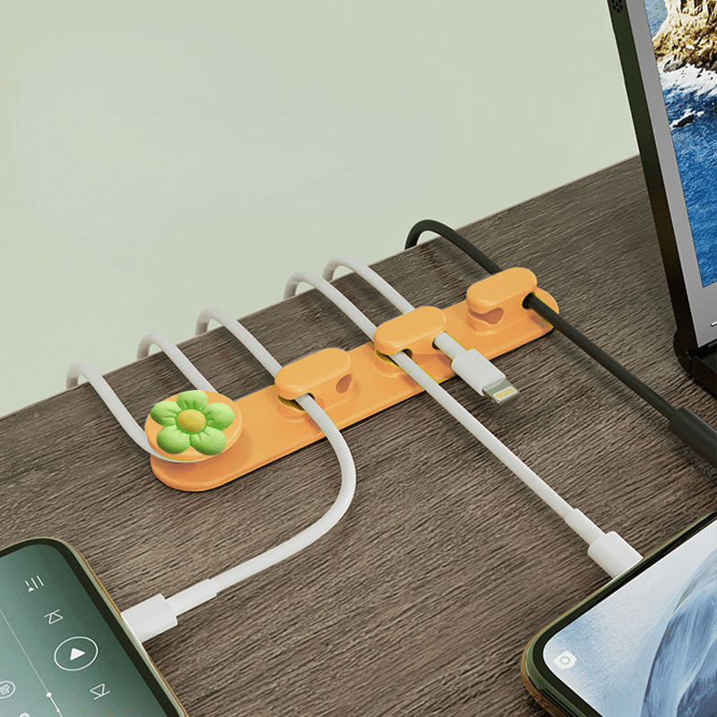 Desktop Cable Organizer Storage Data Cable, Charging Cable