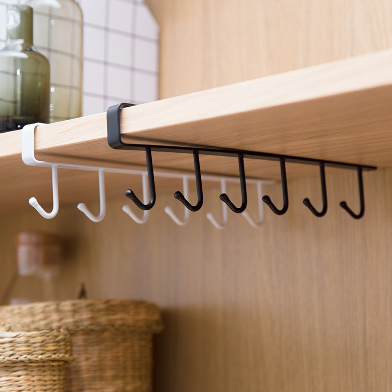 1 Kitchen Storage Rack Hanging Rack Under Cabinet Wardrobe - Temu