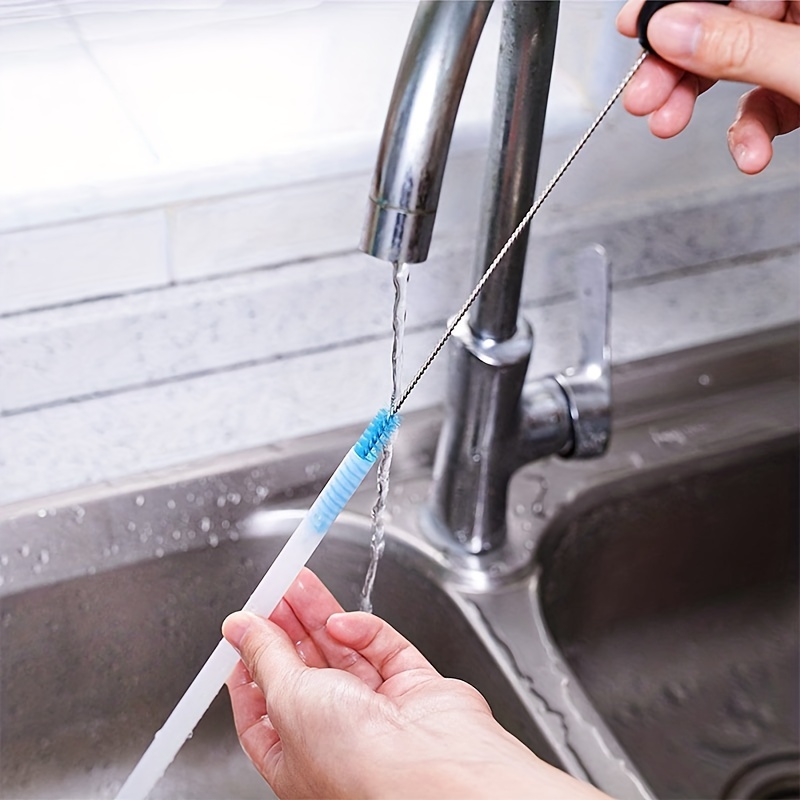 3pcs/set Long Handle Stainless Steel Water Bottle Brush for Easy Cleaning of Narrow Neck Bottles, Coffee Mugs, Tumblers, and Flask Lids