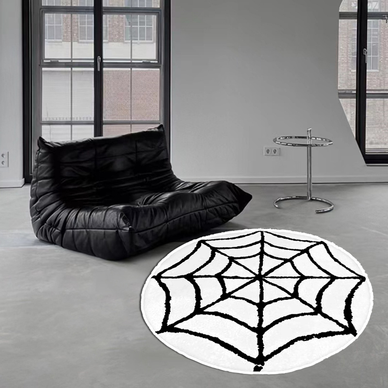 Halloween Spiderweb Pattern Floor Mat Soft And Comfortable - Temu