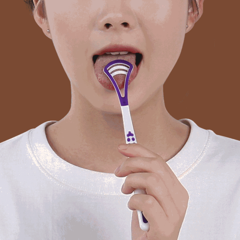 Reduce Bad Breath With Silicone Tongue Scraper - Oral Care Tool For Adults  - Temu