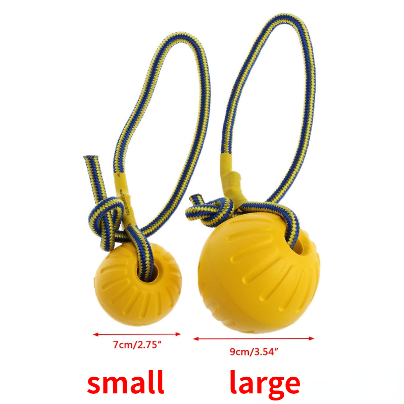 Interactive Dog Toys Rope Ball Toy For Play Chewing Dog Training Toys  Portable EVA Ball Pet Supplies For Small Large Dog