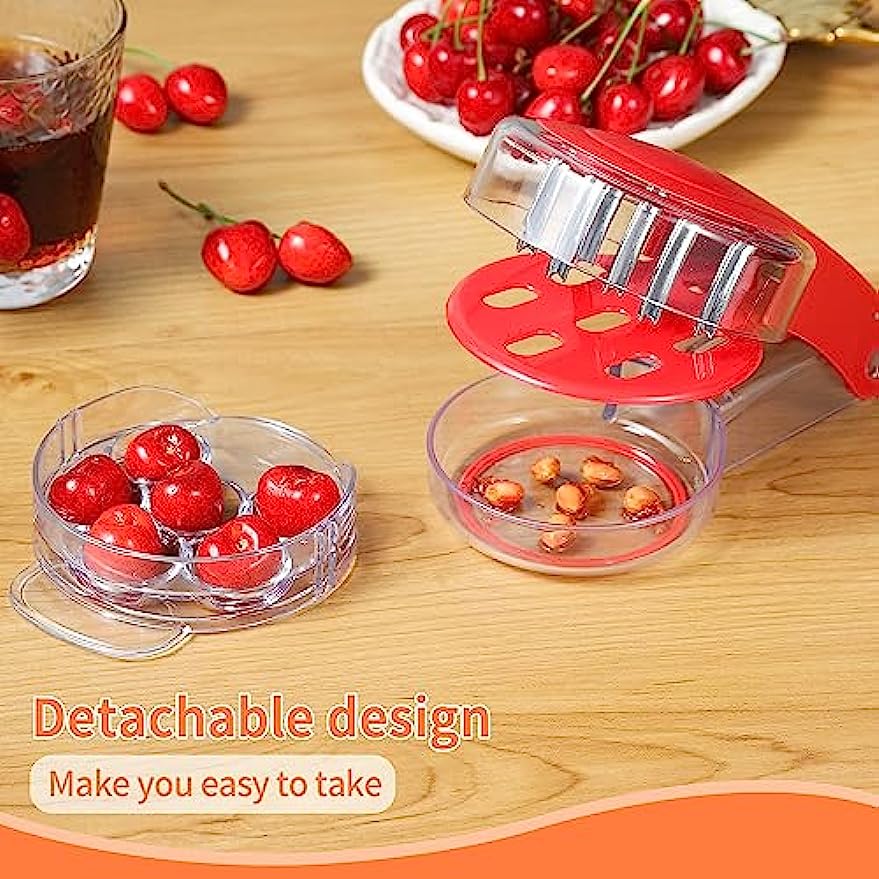 1pc Red Dates Pit Remover Cherry & Jujube Pitter Fruit Slicer