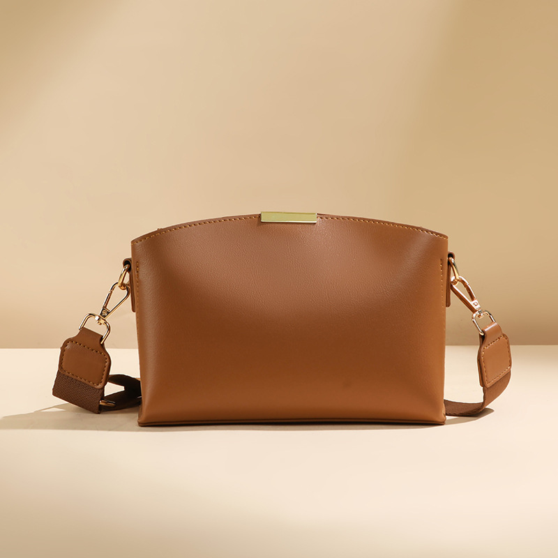 Classic Solid Crossbody Bag Women's Work Purse