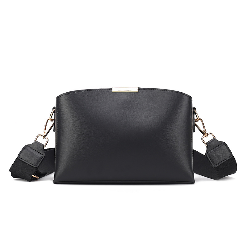 Classic Solid Crossbody Bag Women's Work Purse