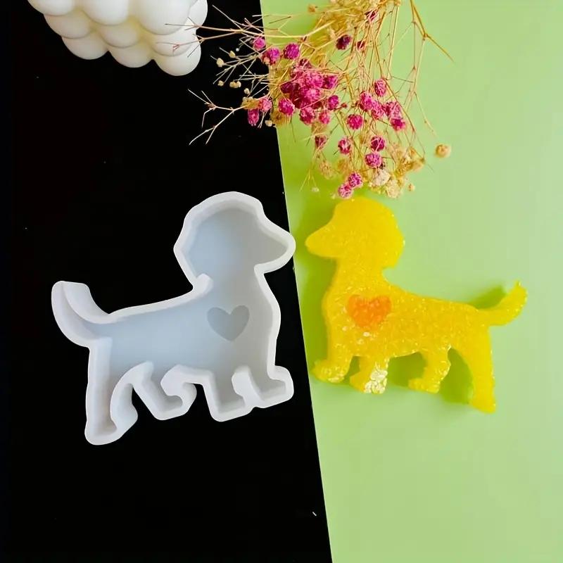 Dachshund Plaster Mold Animal Dog Candle Silicone - Temu