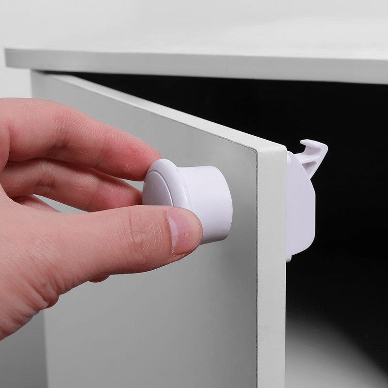 Child Safety Latch Baby Anti-pinch Magnetic Invisible Drawer Lock