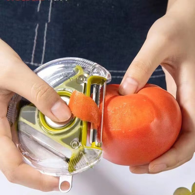 Vegetable Peeler with Container Potato Carrot Apple Shredders