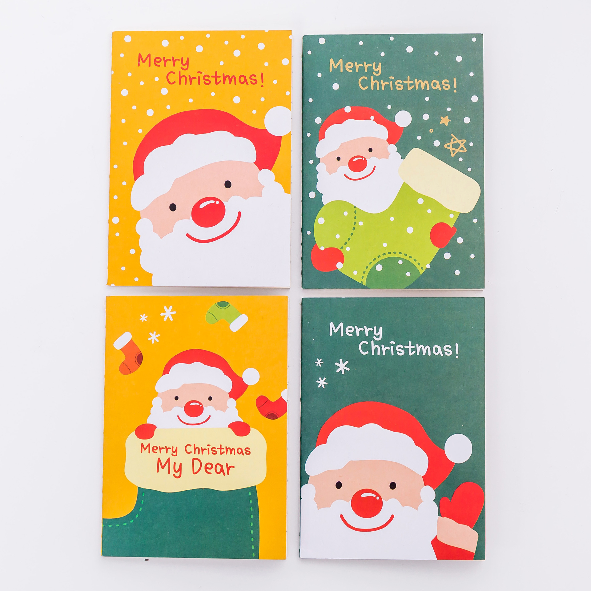 10Pcs Christmas Santa Pocket Planners School Student Prize