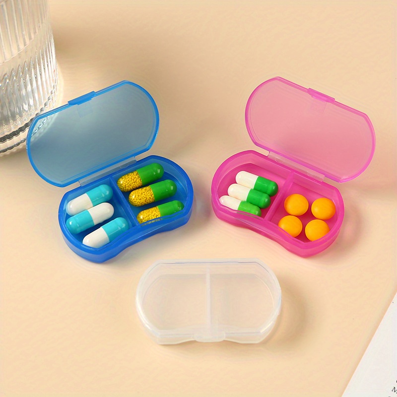 Pill Box Portable Sealed Large-capacity Mini Sub-package Box Portable Pill  Storage Box Small Medicine Cutter One Week Pill Box - Temu
