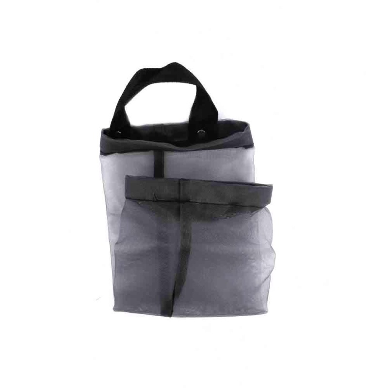 1pc plastic bag mesh dispenser hanging bags storage organizer trash bags holder trash bag storage bag bathroom accessories garbage bag holder details 7