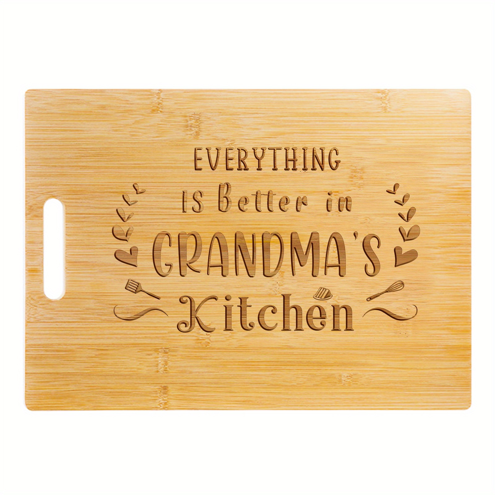 Chopping Board Bamboo Cutting Board Engraving Cutting Board - Temu