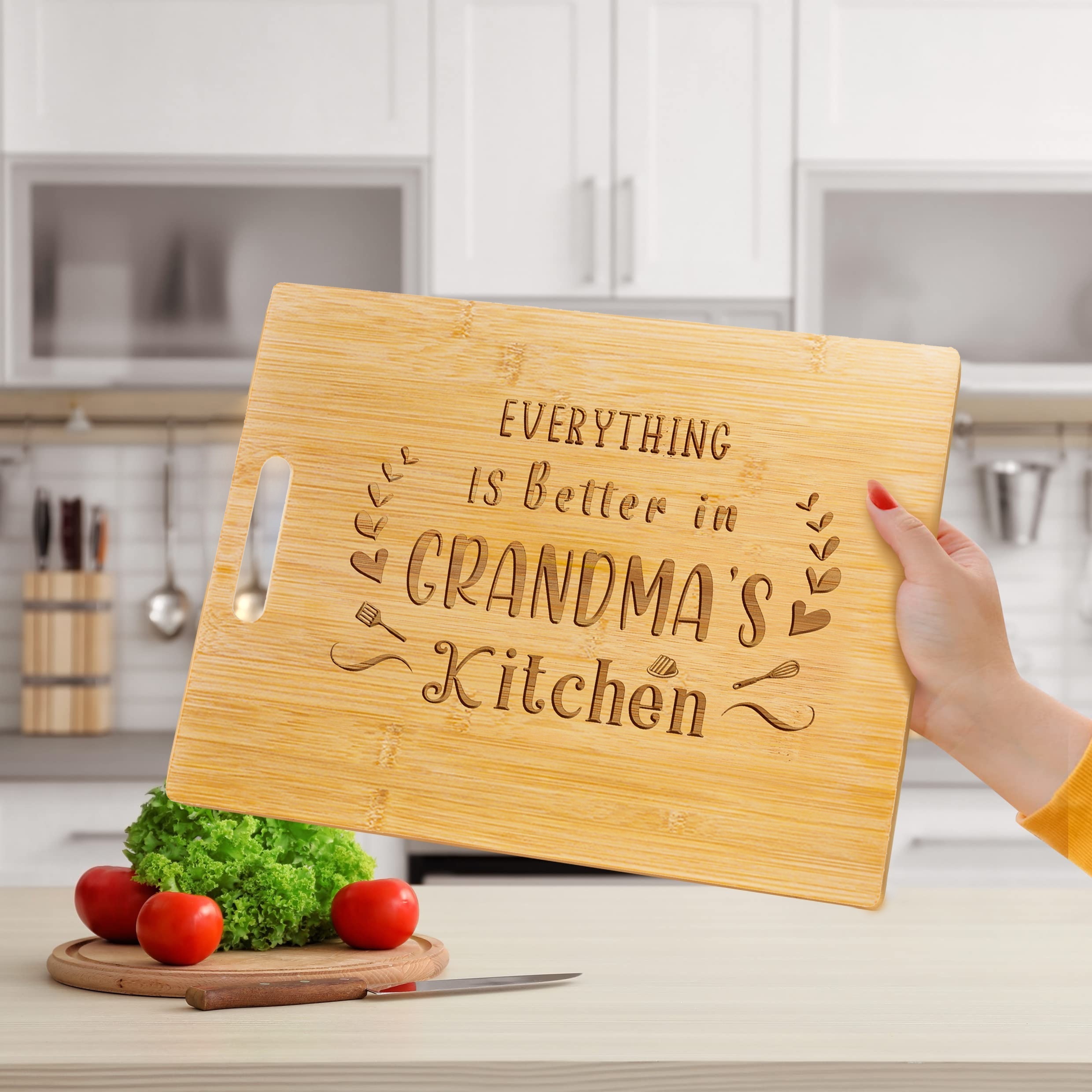 Etched Chopping Board - Great Granparent's Gift