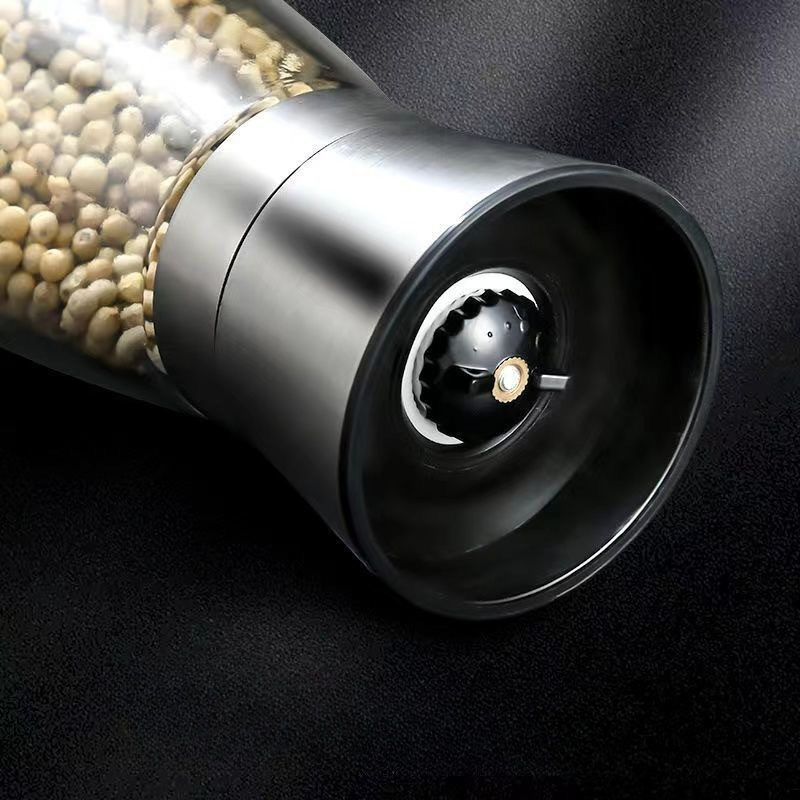 Manual Glass Grinder Black Pepper Sichuan Pepper Sea Salt Stainless Steel  Ceramic Core Seasoning Sprinkler Bottle - Temu