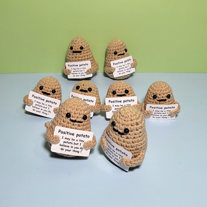 1pc Handmade Poop Emoji Amigurumi Crochet Doll Keychain Pendant, Funny  Expression Toy