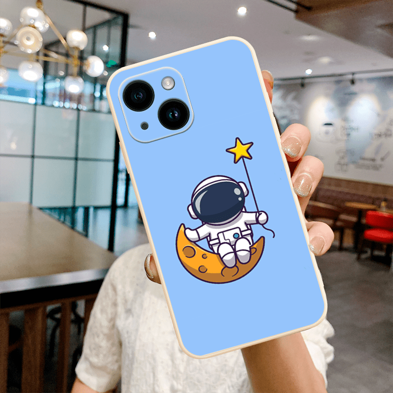 Cute Astronaut Phone Case for iPhone 14 11 12 13 Pro Max Pro