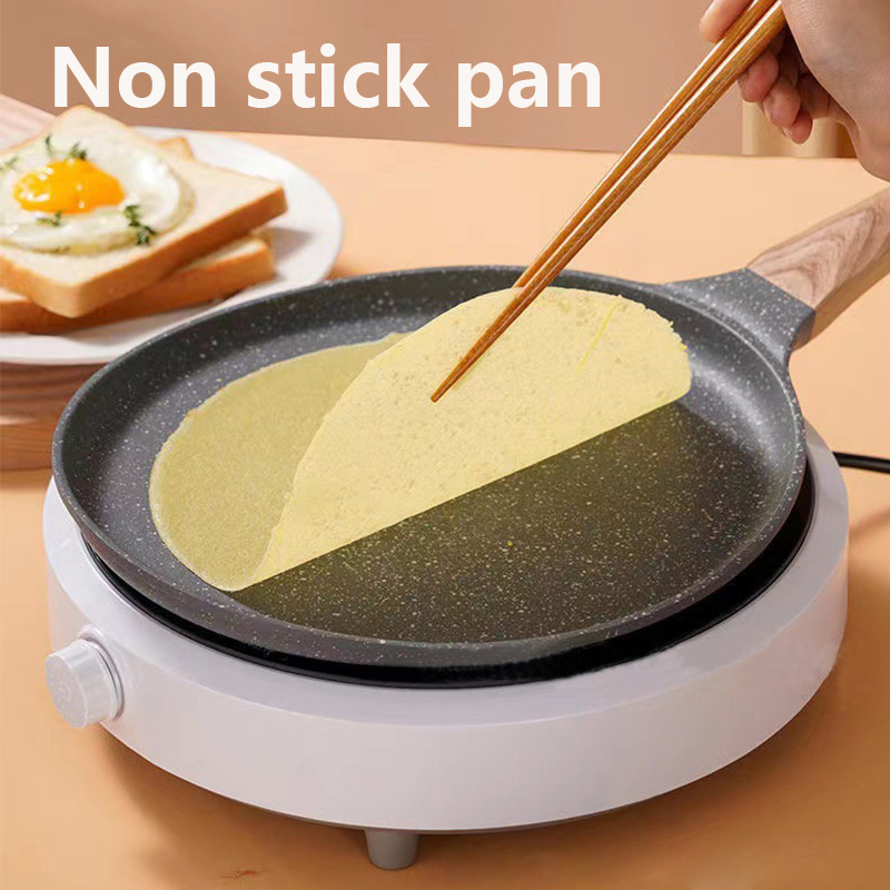 3-in-1 non stick frying pan crepe maker pan cooking wok pot korean cookware  breakfast