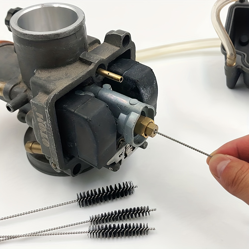 Carburetor Cleaning Kit: Atv Motorcycle Small Engine Brushes - Temu