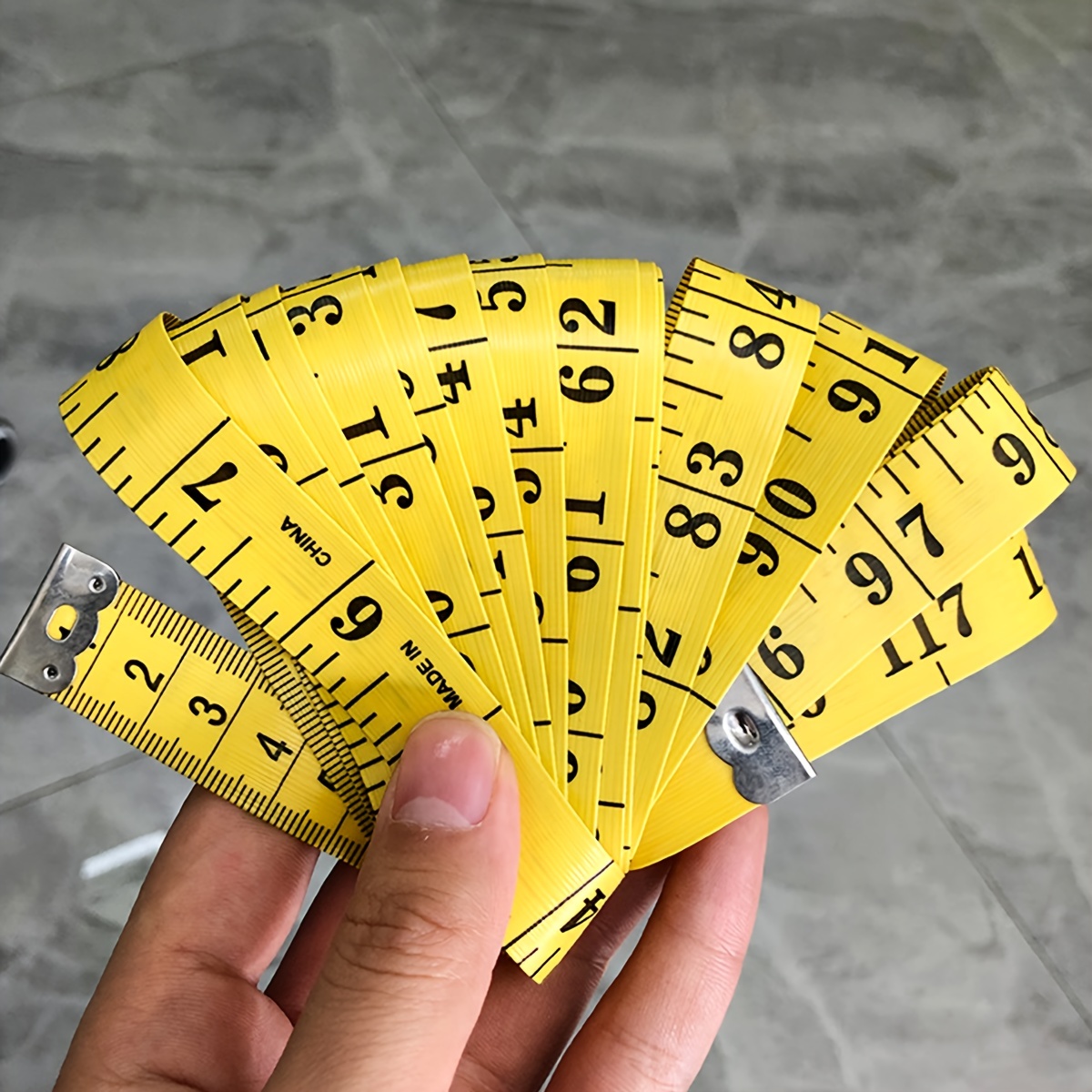 Soft Ruler Measuring Tape Weight Loss Fabric Sewing Tailor Double Scale Ruler