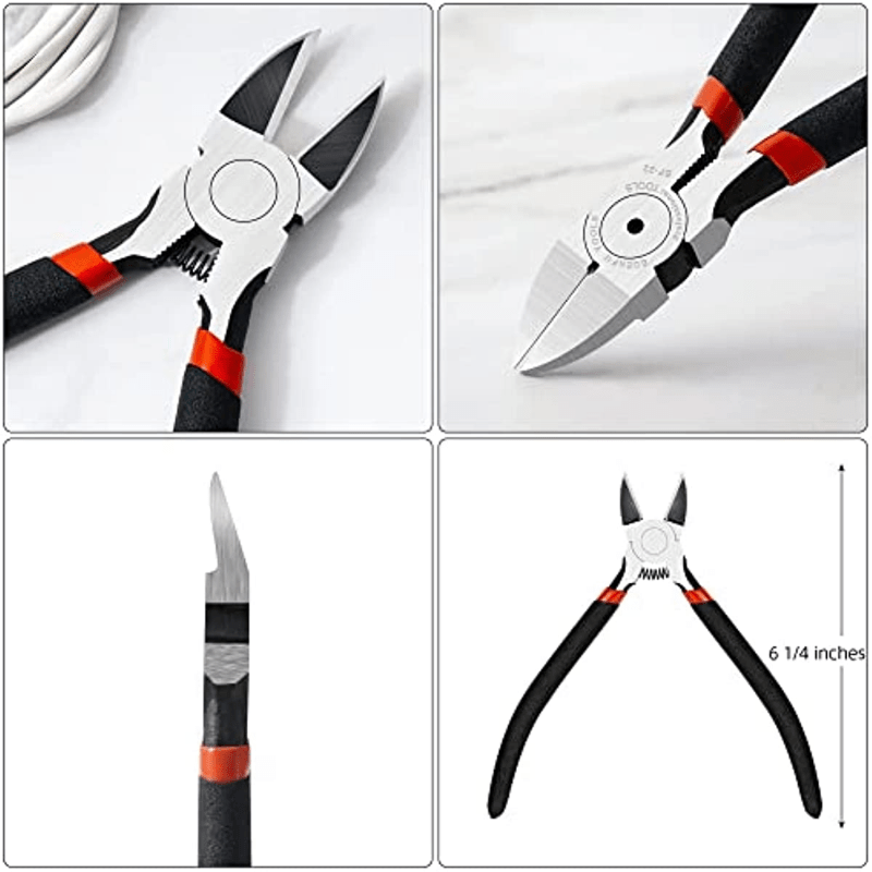 1pc 6 Inch Wire Cutters For Crafts Heavy Duty Small Wire Cutters Side  Cutters Diagonal Cutting Pliers Wire Snips Cutters Multi Tool