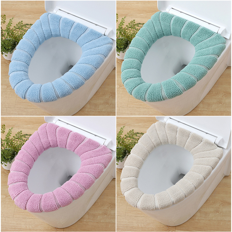  Warm Plush Washable Thicken Toilet Seat Cover Pads Mat