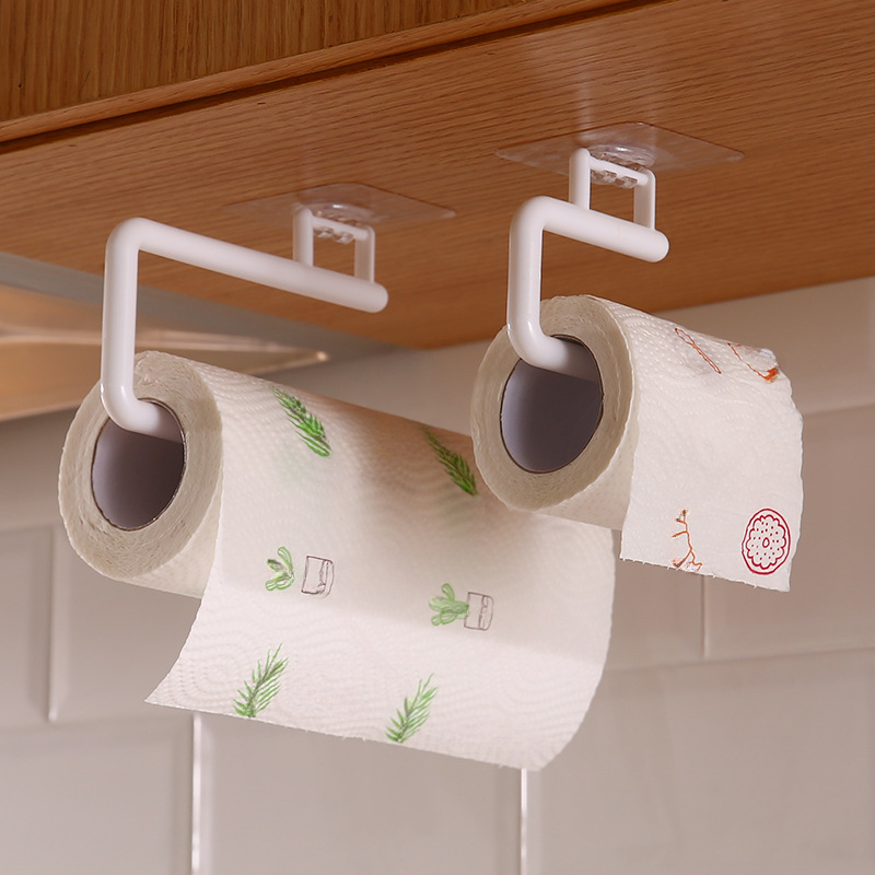 iDesign Forma - Dispensador metálico de papel higiénico con soporte de  pared, puerta o debajo de armario