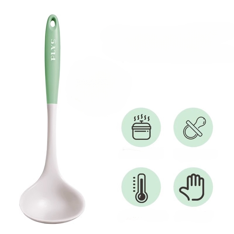 KitchenAid Silicone Ladle, 13 inches, Aqua Sky