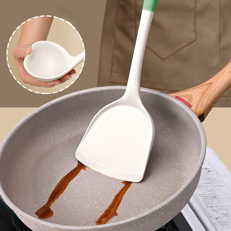 Food Grade Silicone High Temperature Resistant Shovel Spoon Silicone Cooking  Set Non-stick Pan Kitchenware Set Kitchen Tools - AliExpress