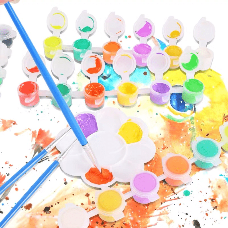 6 Colours 8 Colours 12 Colours Kids Acrylic Paint Set Digital Oil Paint  Wall Diy Graffiti Art Acrylic Paint For Kids, Girls, Teens, Adults - Temu