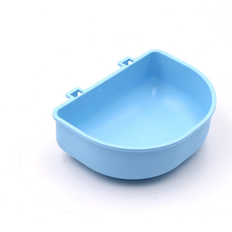 1 Pc Plastic Dog Food Bowl Pet Feeder Dish Feed Water Dispenser