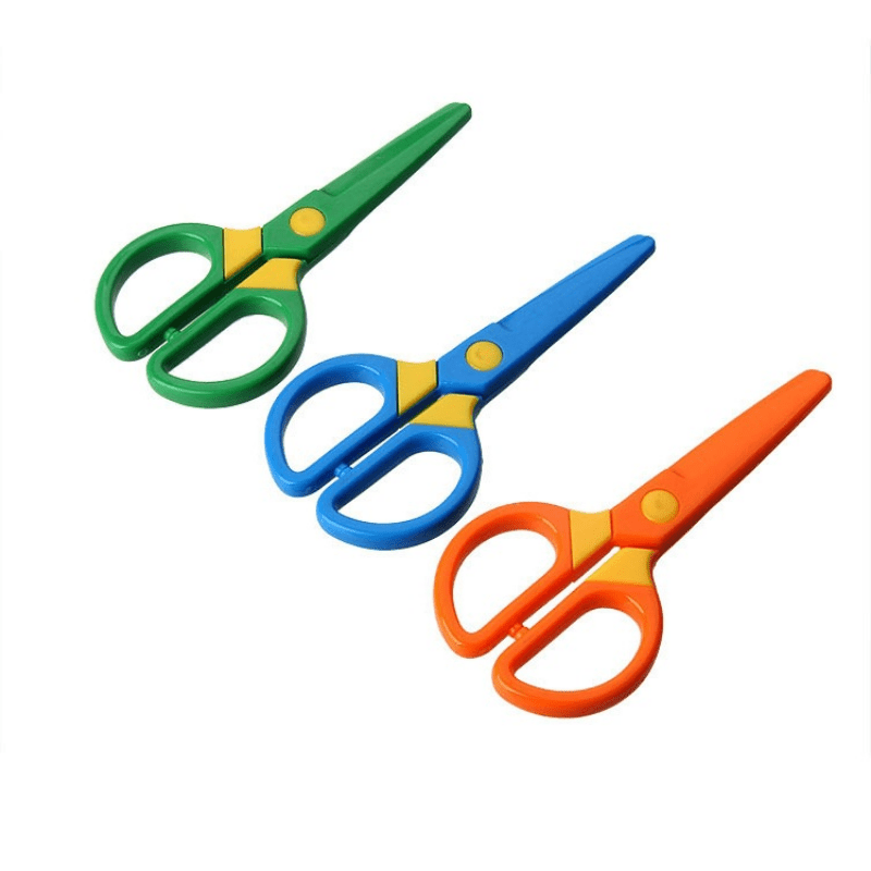 Preschool Training Scissors Plastic Playdough Scissors - Temu