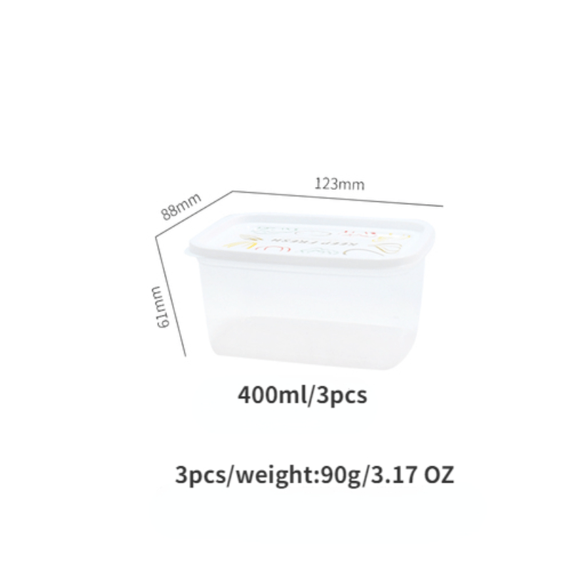 Plastic Refrigerator Storage Box Fresh Keeping Box Fruit Vegetable Crisper