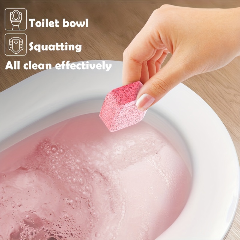 10pcs Toilet Bowl Cleaner Tablet Deep Cleaning Odor Remover