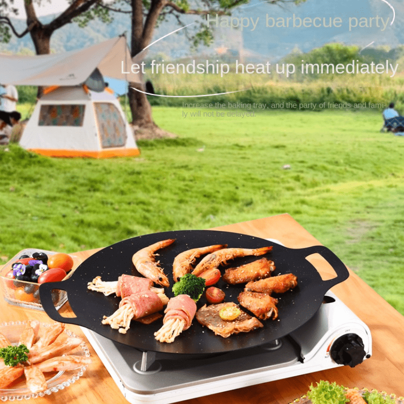 Korean Bbq Grill Pan Non stick Smokeless Barbecue Grill Pan - Temu