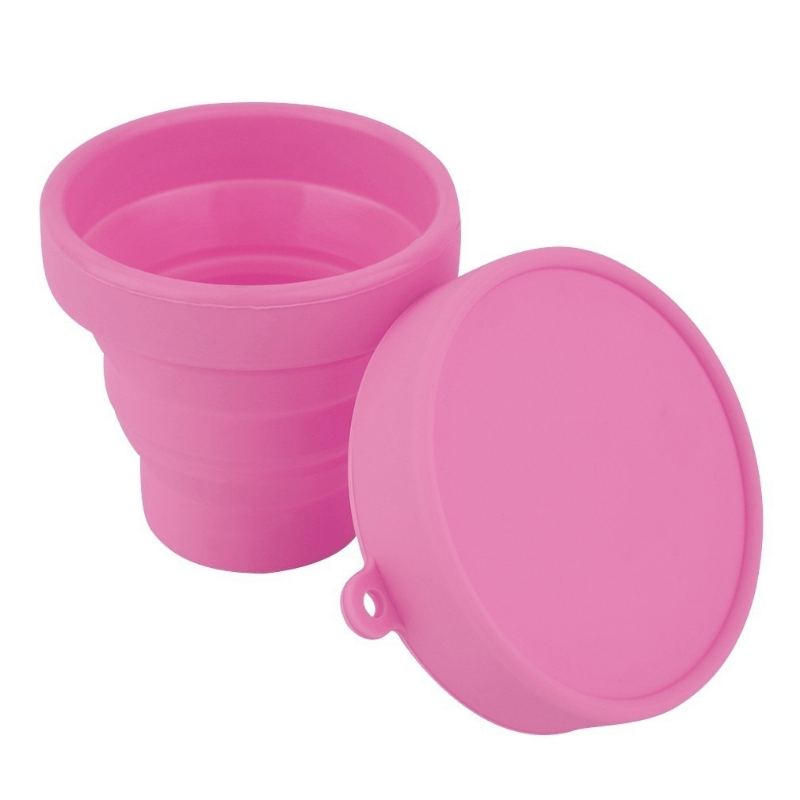 Collapsible Silicone Plastic Bucket Kitchen Camping Folding Water Carrier