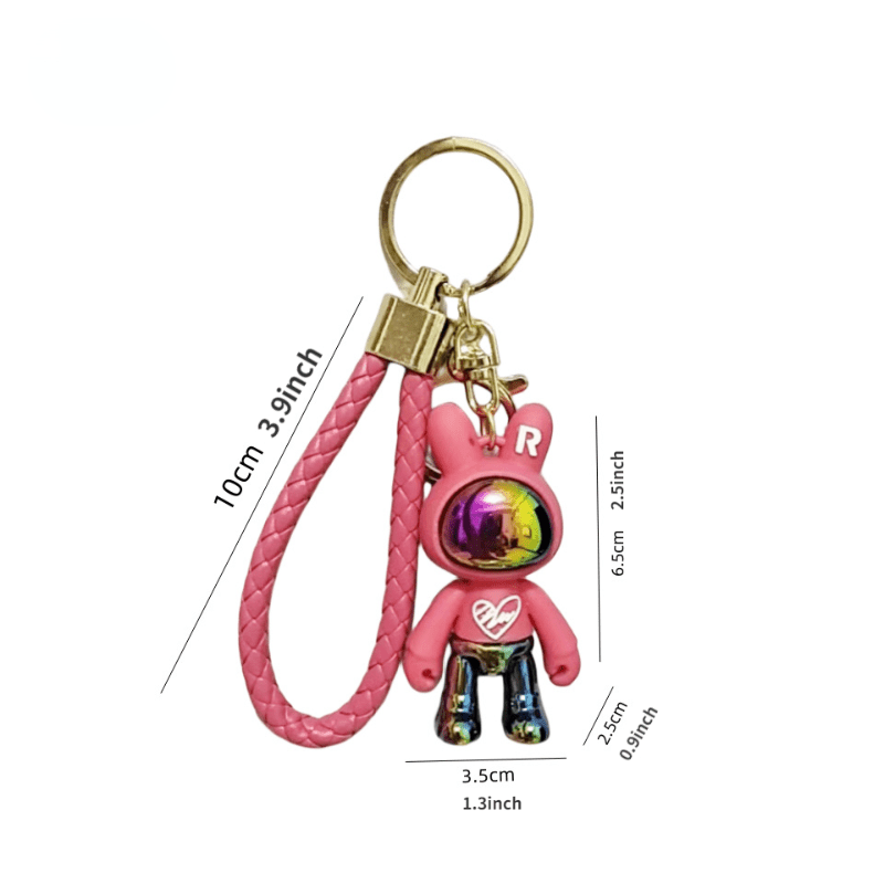 Purple Car Shaped Backpack Keychain, Cute Cartoon Style, Exquisite And  High-end, Unique