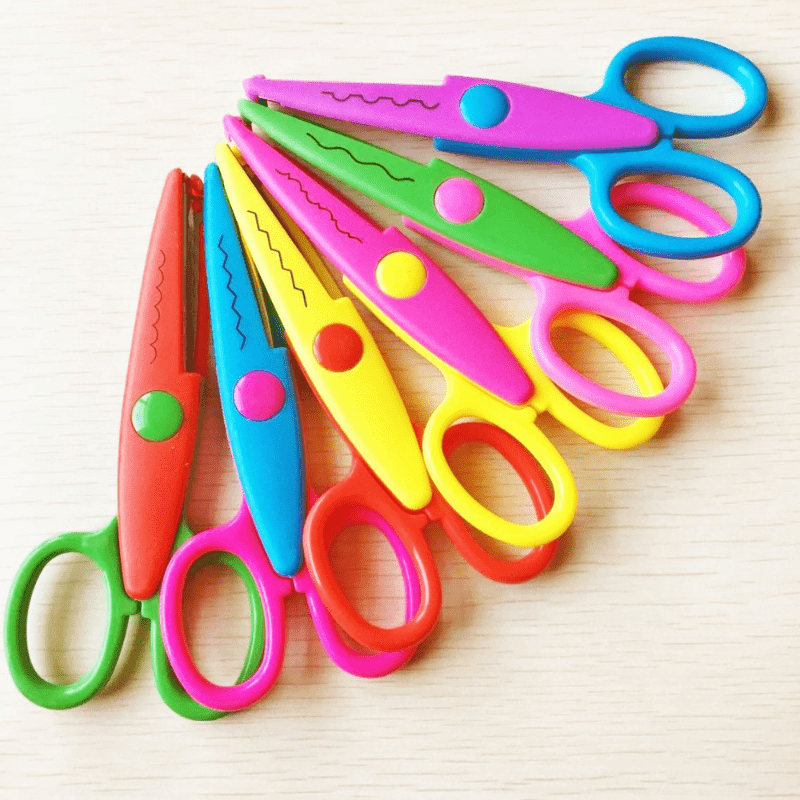 1pc Safe Scissor For Kids, Students, Paper Cutting, Diy Crafts