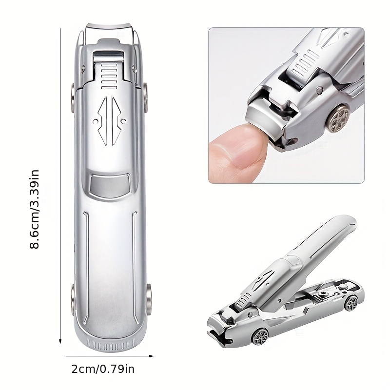 Anti-splash Nail Clippers Stainless Steel Nail Clipper S9195 - Temu