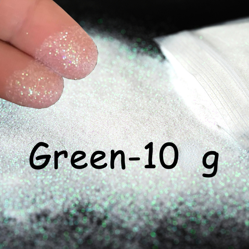 10g 0.1mm Extra Fine Nail Glitter Iridescent Sugar Sand Powder