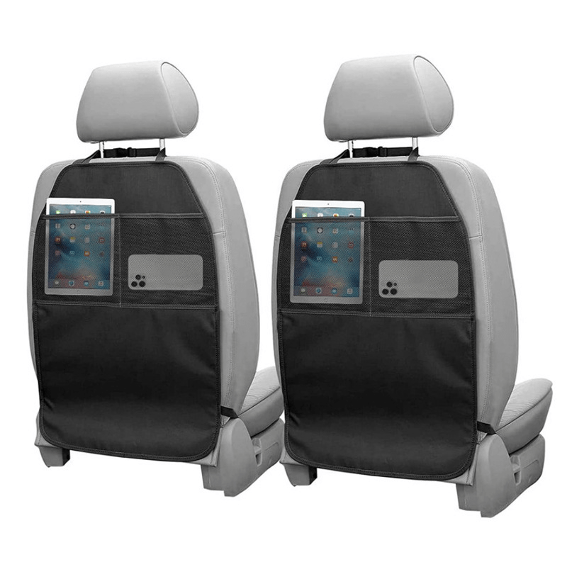 Car Anti Kick Mat Pad Seat Cover Storage Bags Car Seat Back - Temu