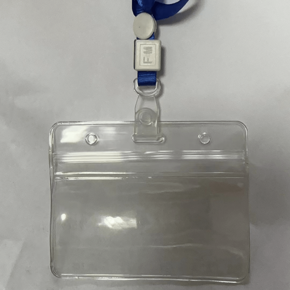Soft ID card holder clear with Clip 