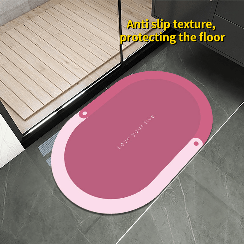 Diatomaceous Mud Floor Mat, Anti Slip And Dirt Resistant Entry