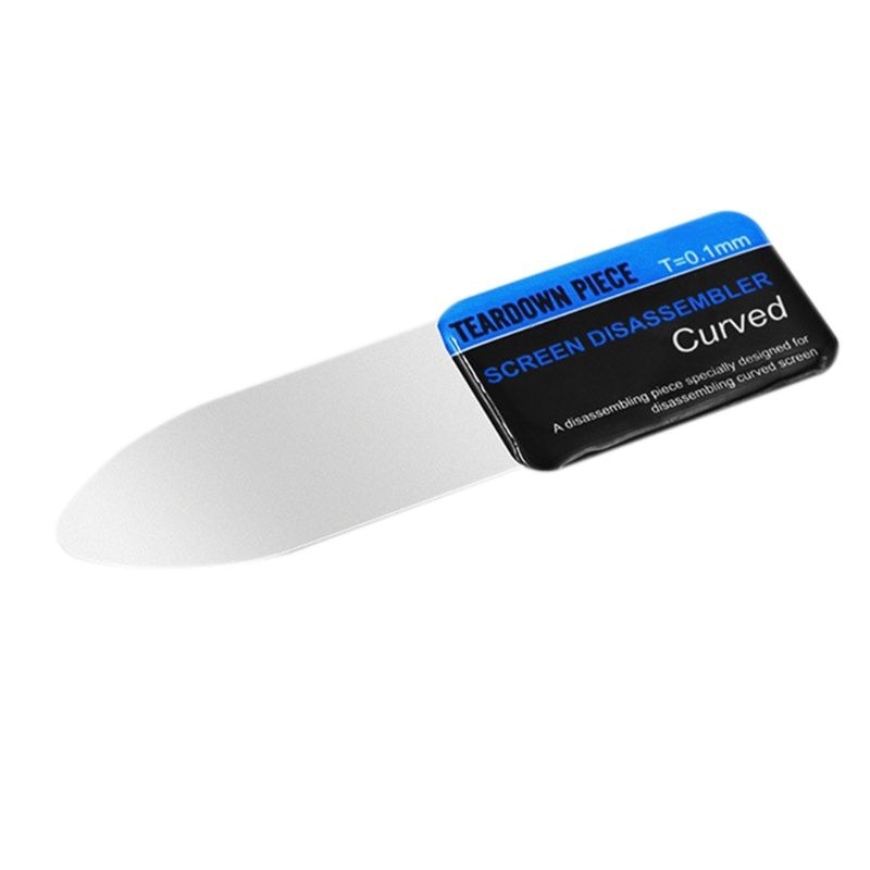 TEMU 1pc Of Opening Pry Tool, Curved Lcd Screen Spudger For Mobile Phones, Ultra-thin Metal For Disassembling Mobile Devices, Repair Tools